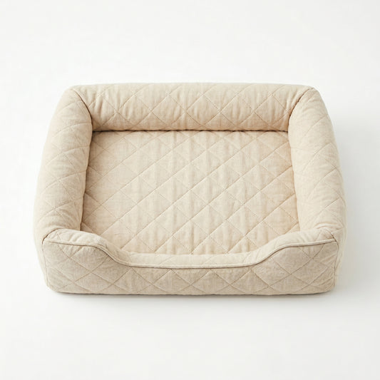 Polyshe Quilted Memory-Foam Bed – Small